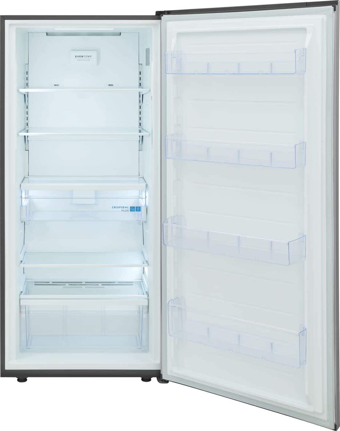 Frigidaire - 32 in. Wide 19 Cu. Ft. Single Door Refrigerator - Stainless Steel