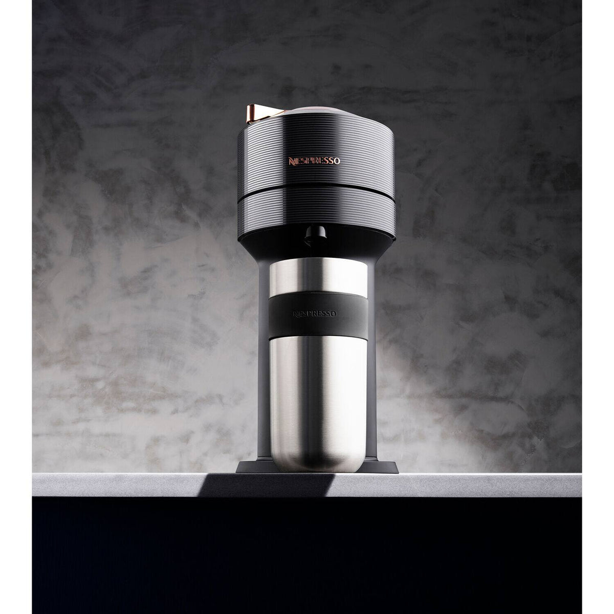 Nespresso - Vertuo Next Premium Coffee and Espresso Maker - Black Rose Gold