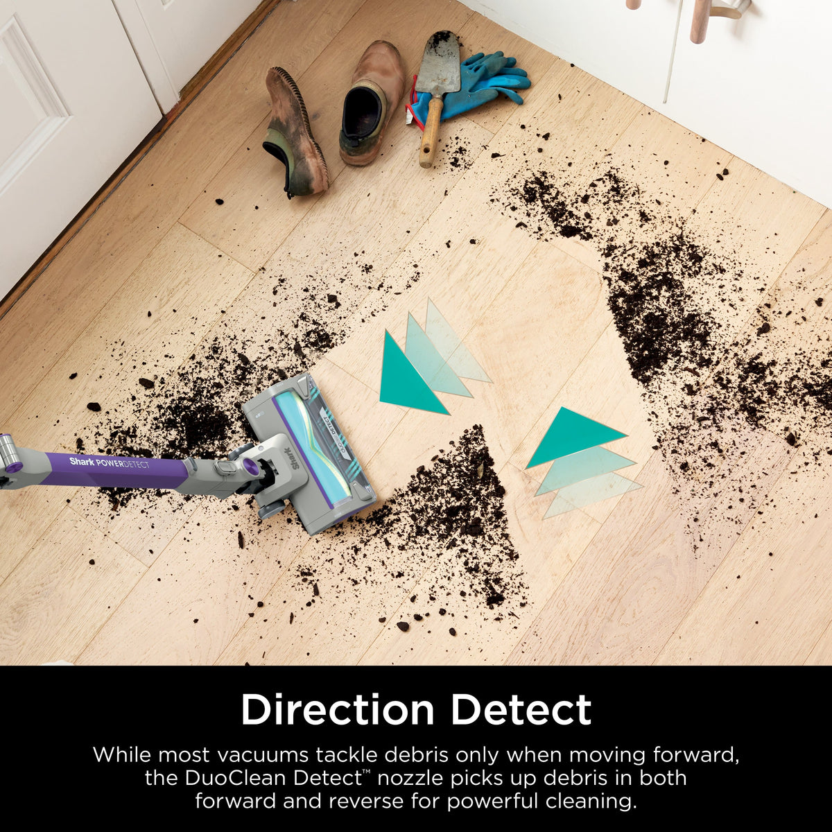 Shark - PowerDetect Cordless Stick Vacuum with Powerful Suction & HEPA Filtration, Up to 70 min Runtime - Dark Gray