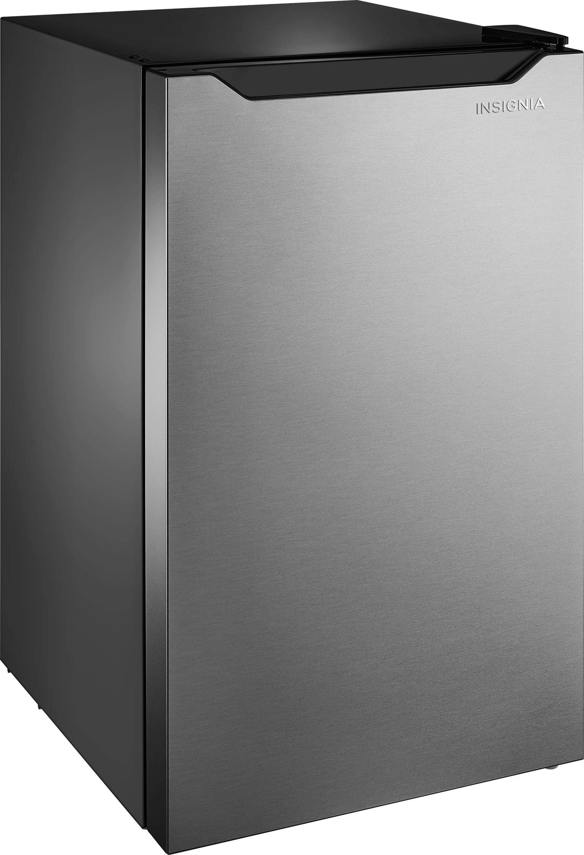 Insignia™ - 4.4 Cu. Ft. Mini Fridge with Door Storage and ENERGY STAR Certification - Stainless Steel