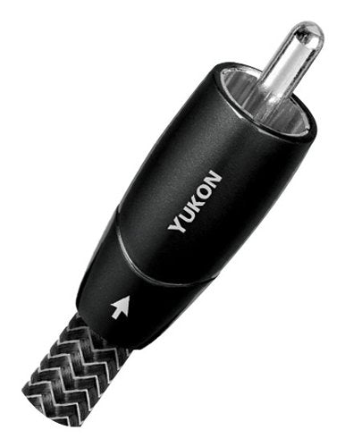 AudioQuest - Yukon RCA > RCA 6.6' Analog Audio Interconnect Cable - Gray on Black