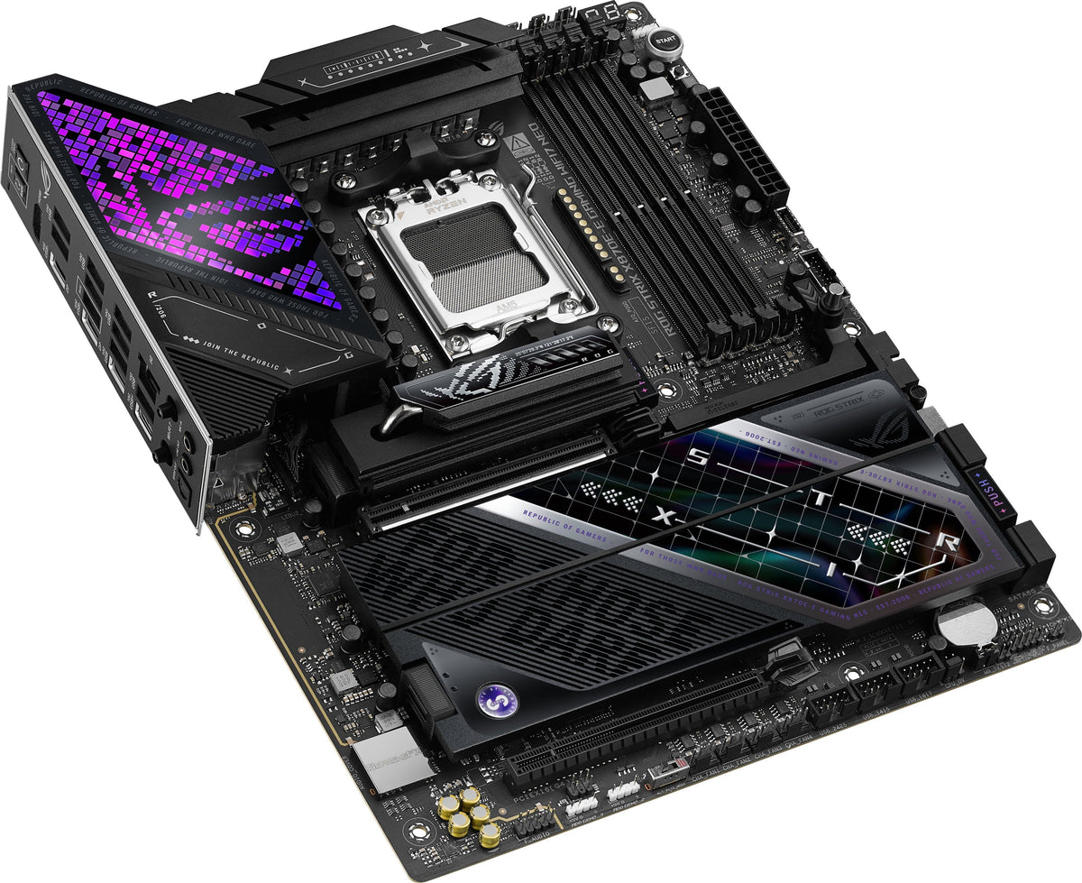 ASUS - ROG STRIX X870E-E GAMING Wi-FI 7 NEO (Socket AM5) AMD X870E ATX DDR5 Wi-Fi 7 Motherboard - Black