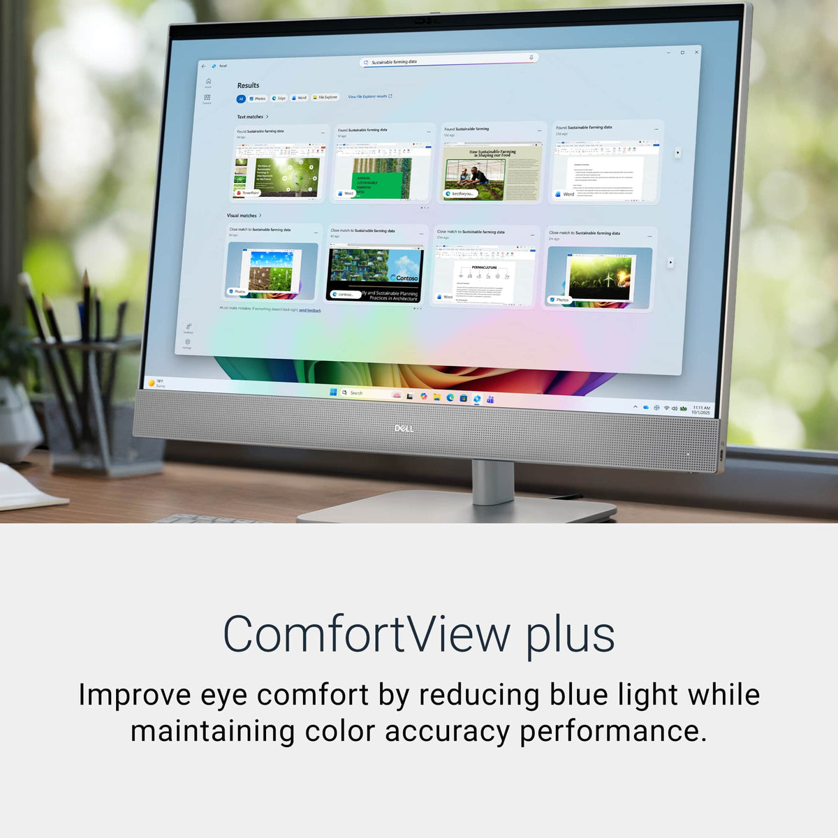 Dell - 27" 2K IPS Touchscreen All-in-One - Intel Core Ultra 7 Series 3 355 2026 - 16GB Memory - 1TB Storage - Copilot+ PC - Light Ash