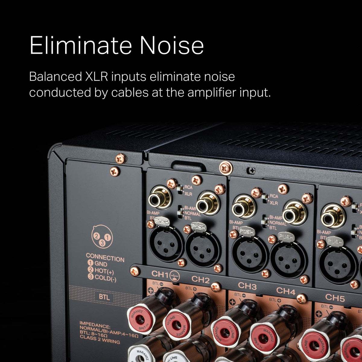 Marantz - AMP 20 200W 12-CH. Power Amplifier - Black