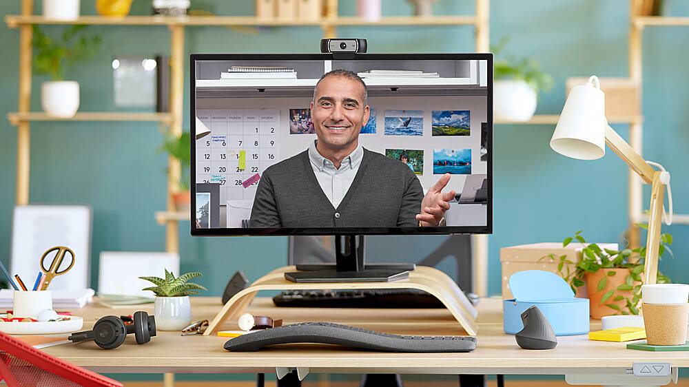 Logitech - C930e Full HD 1080p Business Webcam - Black