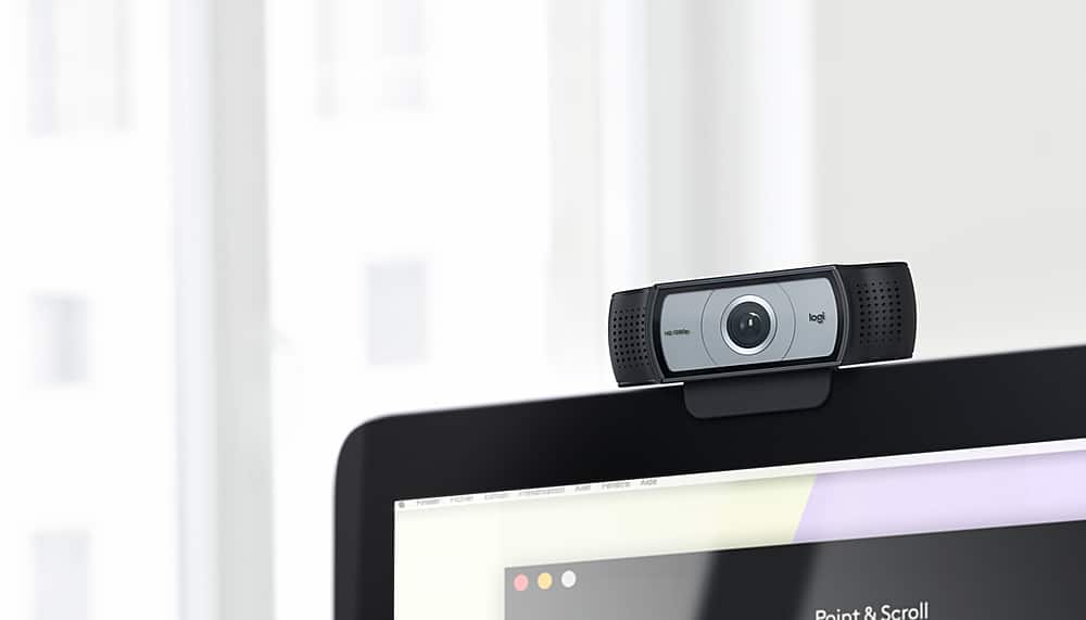 Logitech - C930e Full HD 1080p Business Webcam - Black