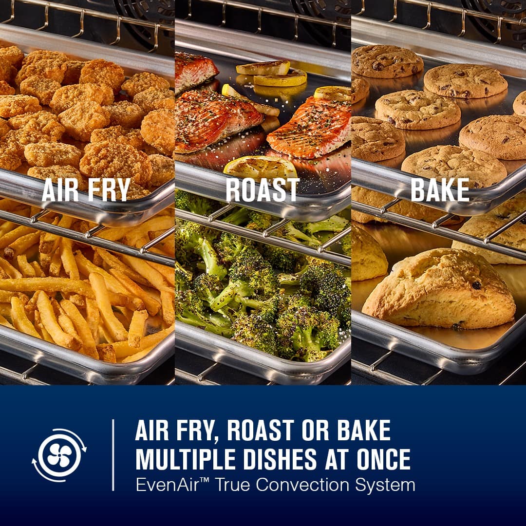 Maytag - 30-Inch Wide Single Wall Oven with EvenAir TRUE Convection System - 5.0 Cu. Ft - Fingerprint-Resistant Stainless Finish