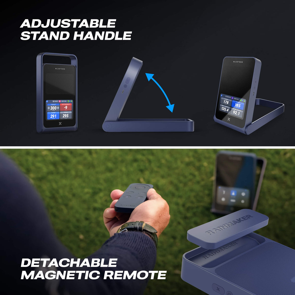 Blue Tees - Rainmaker Launch Monitor - Navy