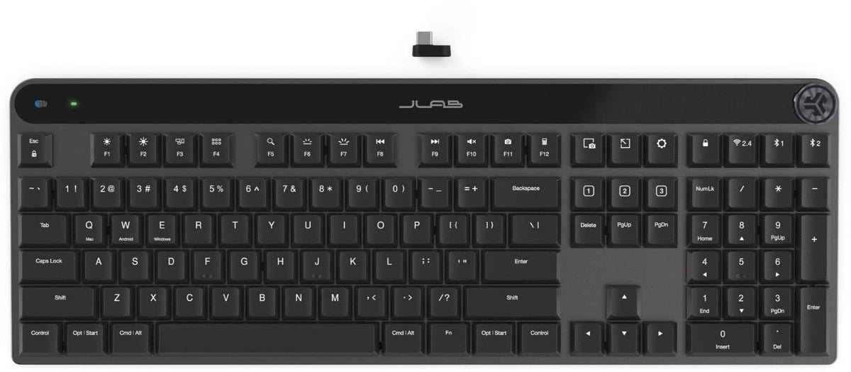 JLab - Epic Mechanical Advanced Multi-device Wireless Keyboard - Black