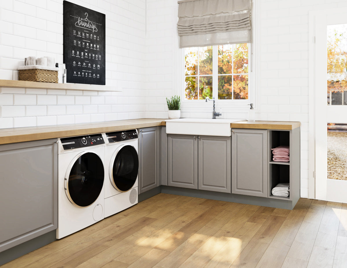 Bosch - 500 Series 2.4 Cu. Ft. High-Efficiency Stackable Smart Front Load Washer with 4D Wash System - White