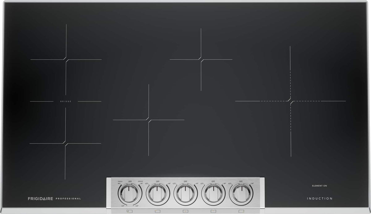 Frigidaire - Professional 36" Induction Cooktop - Stainless Steel