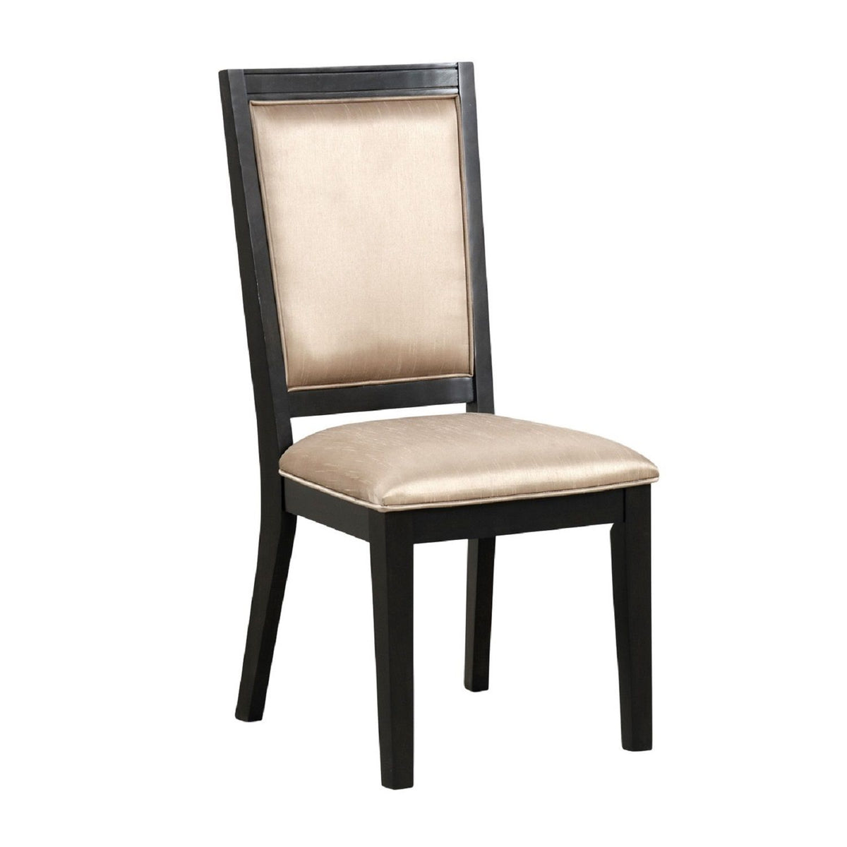 Sillas de comedor con borde decorativo (juego de 2) - Espresso