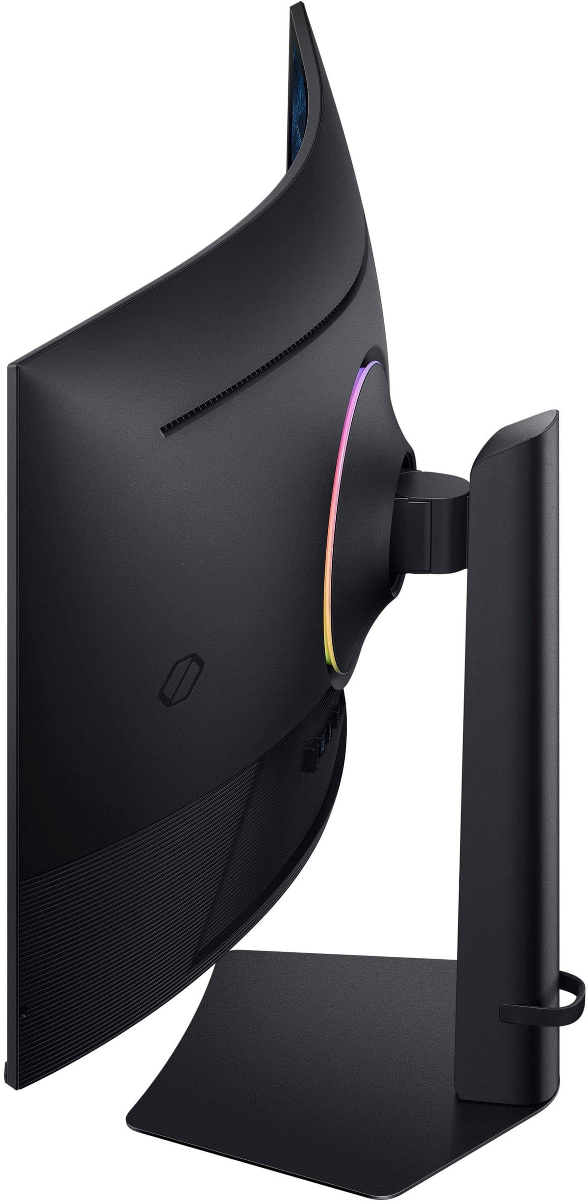 Samsung - 37" Odyssey G75F 4K 165Hz 1ms AMD FreeSync Prem Pro Curved Gaming Monitor with HDR 600 (DisplayPort, HDMI) - Black
