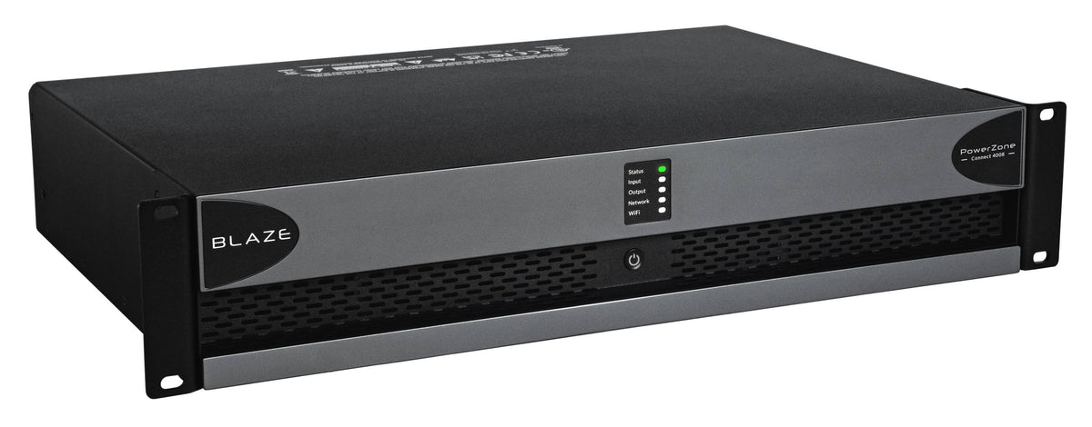 Sonance - Blaze PowerZone™ Connect 4008 – 4000 W DSP-enabled Class-D amplifier with 8 channels (Each) - Black