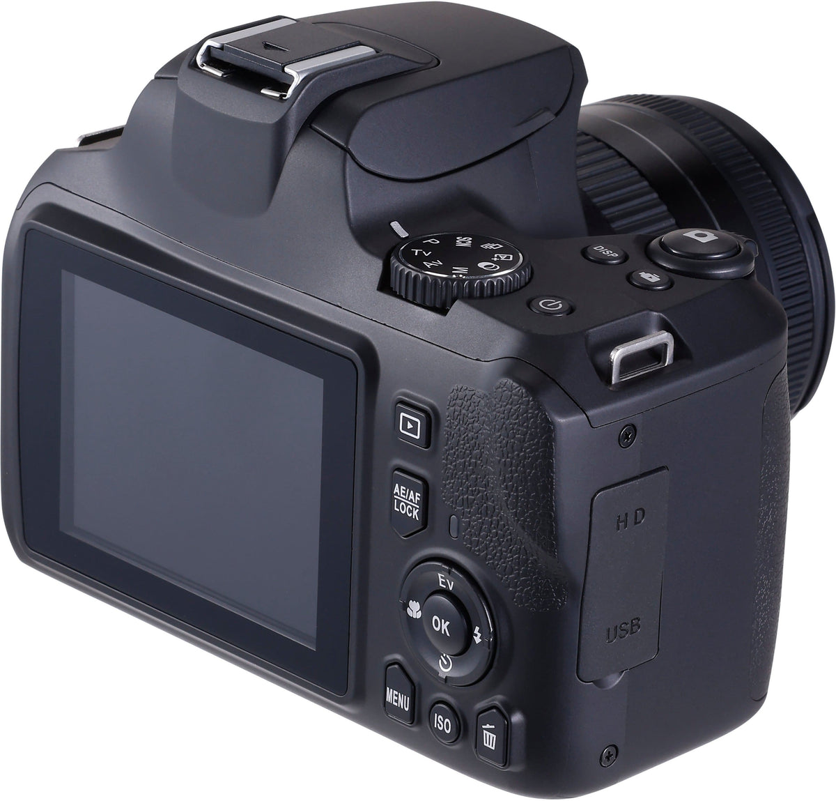 Vivitar - 4K (2160) Video Hybrid Optical Zoom Bridge Camera with Lens - Black