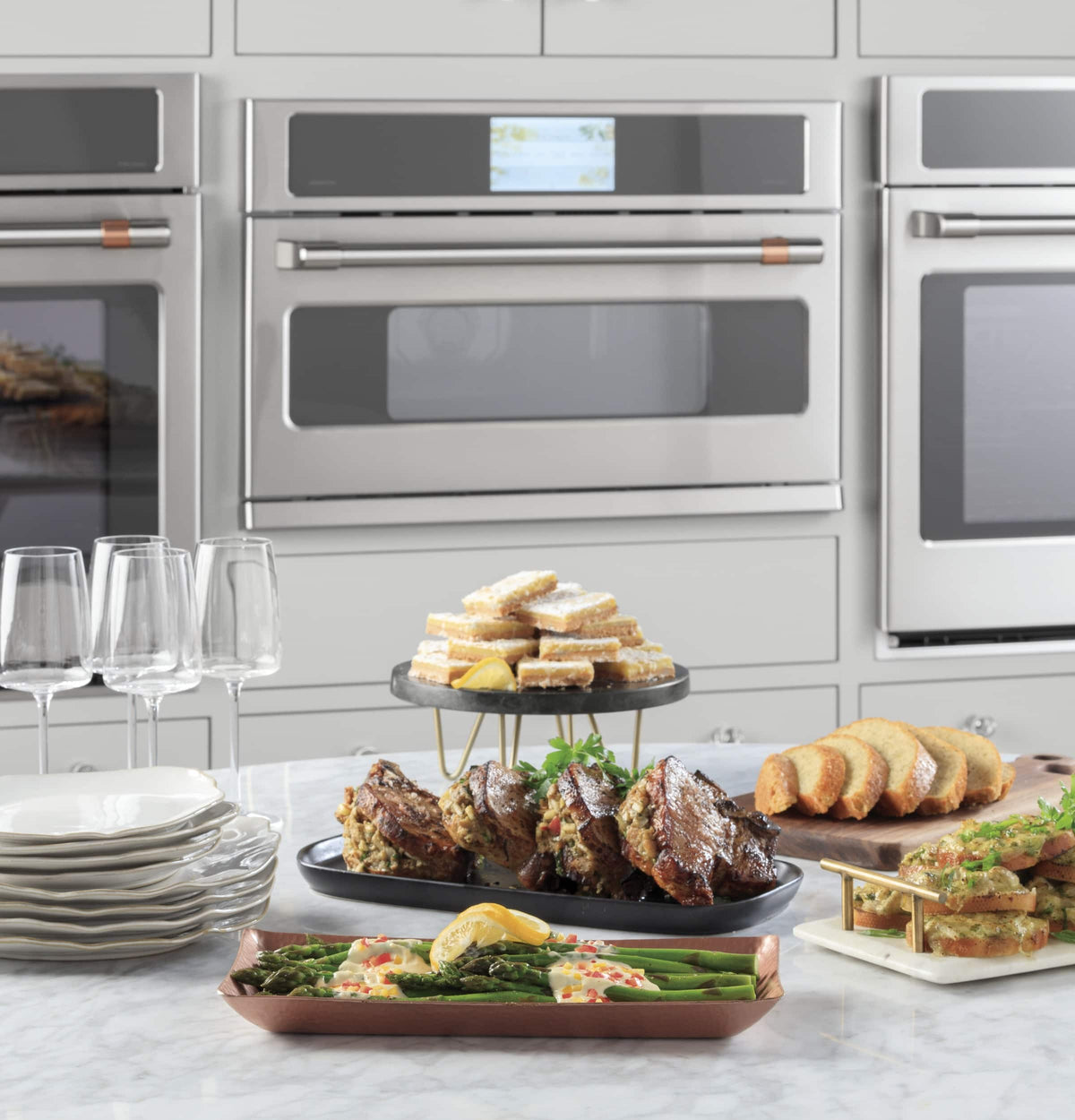 Café - 1.7 Cu. Ft. Convection Built-In Microwave with Sensor Cooking and 240V Five in One Advantium Technology - Stainless Steel
