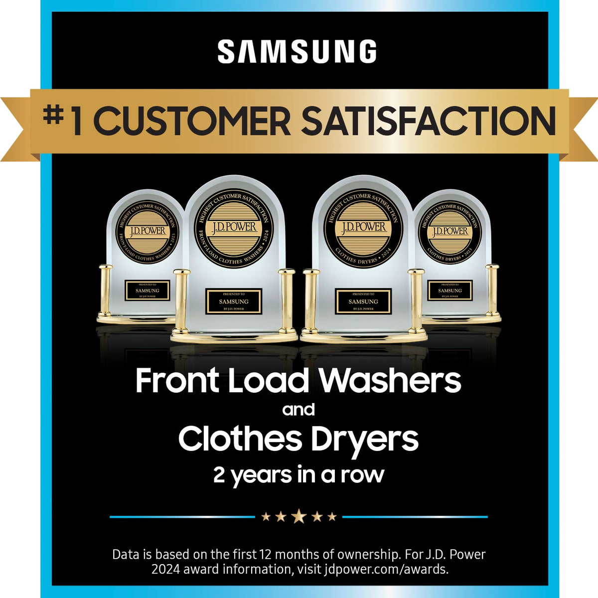 Samsung - 4.6 Cu. Ft. Washer with Flex Auto Dispense System and 7.6 Cu. Ft. Gas Dryer - Brushed Black