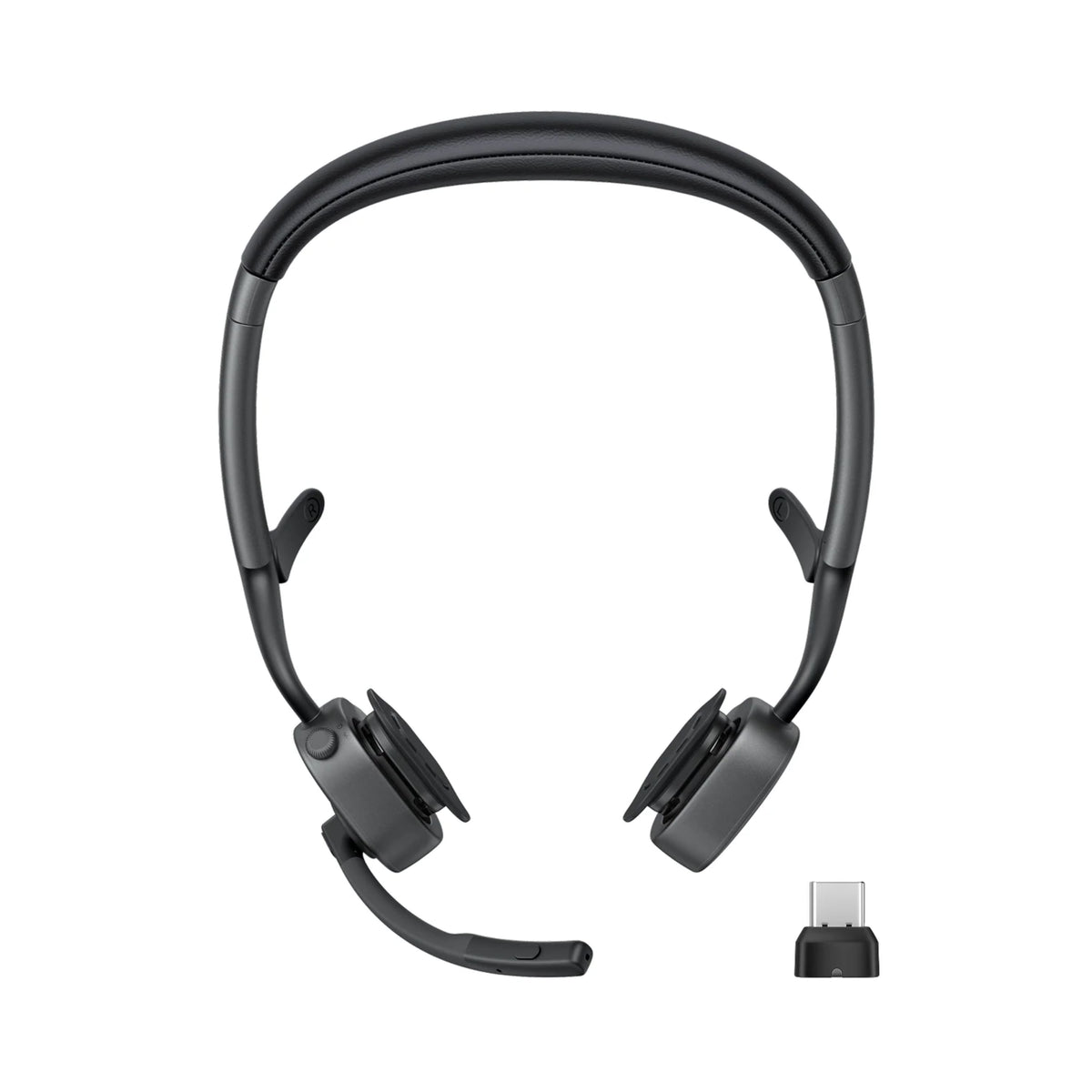 Shokz - OpenMeet2 UC, Wireless Bone Conduction Headset, USB-C - Black