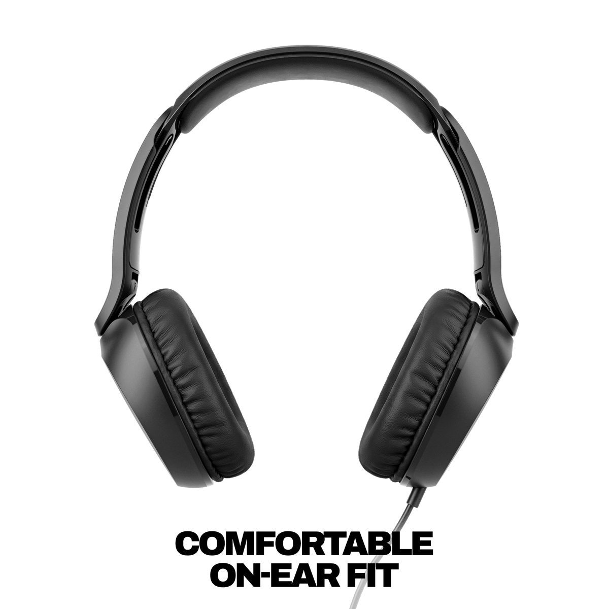 Skullcandy - Icon 180 Wired On-Ear Headphones - Black