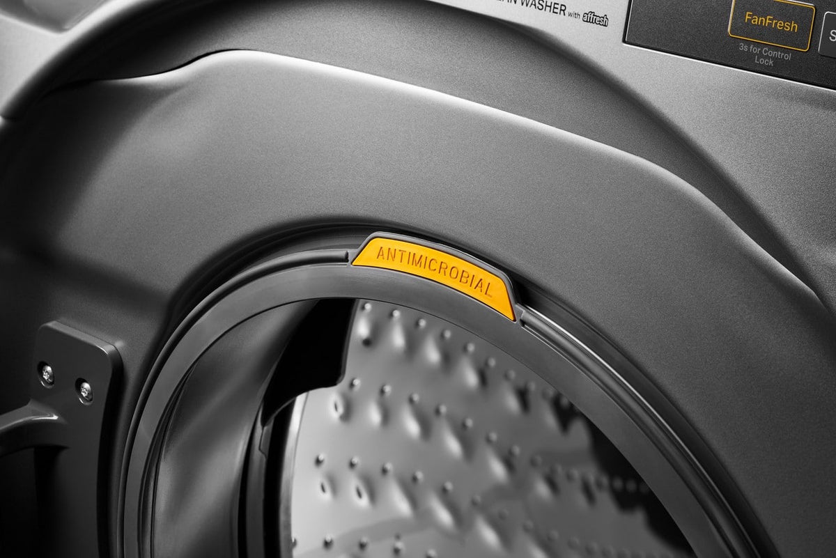 Whirlpool - 5.0 Cu. Ft. High Efficiency Smart Front Load Washer with FreshFlow Vent System - Volcano Black