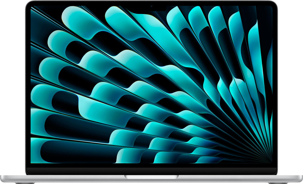Apple - Geek Squad Certified Refurbished MacBook Air 13-inch Apple M3 chip Built for Apple Intelligence- 16GB Memory - 256GB SSD - Silver