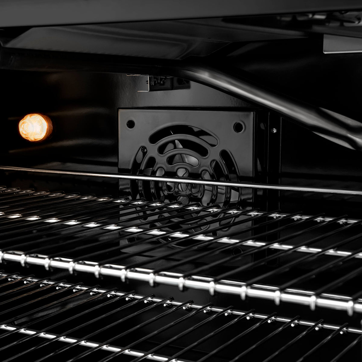 ZLINE - 48 in. Wide 8 Burner Designer 6.7 cu. ft. Double Oven Freestanding DuoPro Gas Range with Black and Bronze Accents - Black Satin Stainless Steel