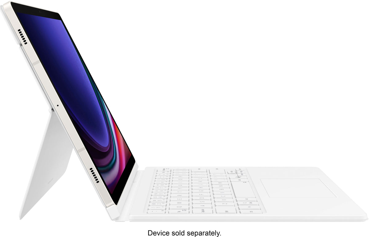 Samsung - Galaxy Tab S9 / S9 FE / S10 FE Book Cover Keyboard - White