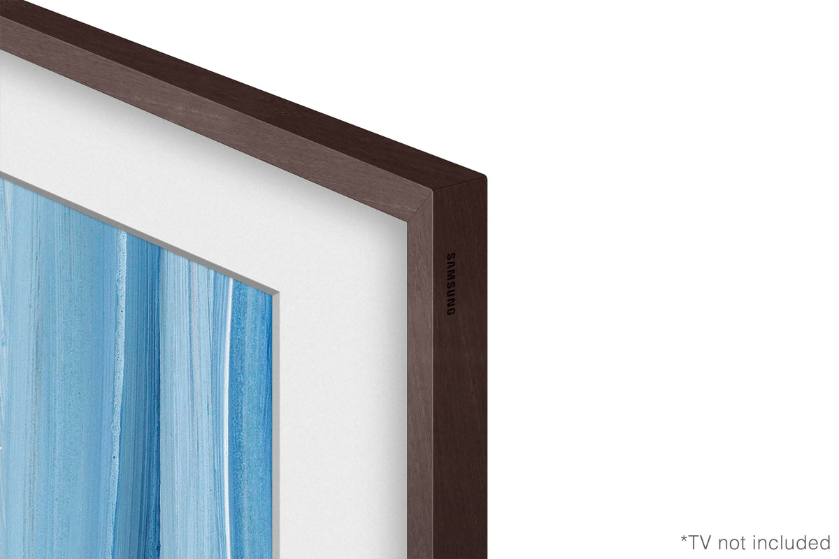 Samsung - 65" The Frame Customizable Bezel - Modern - Brown