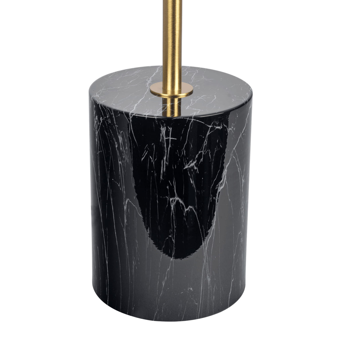 Nova - Hydro Table Lamp With On / Off Switch Double Lamp - Black / Gold / Marble