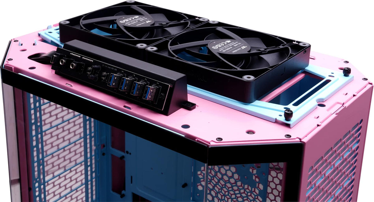 Thermaltake - The Tower 600 Mid Tower ATX PC Case - Bubble Pink