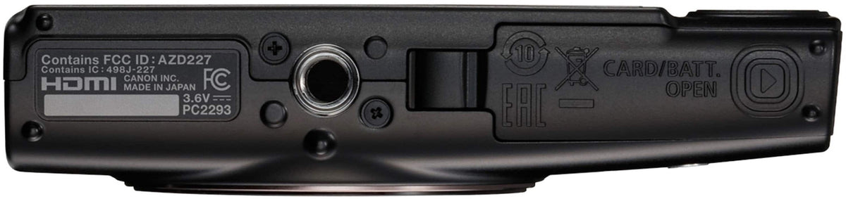 Canon - PowerShot ELPH 360 HS A Full HD Video 20.2-Megapixel Digital Camera - Black