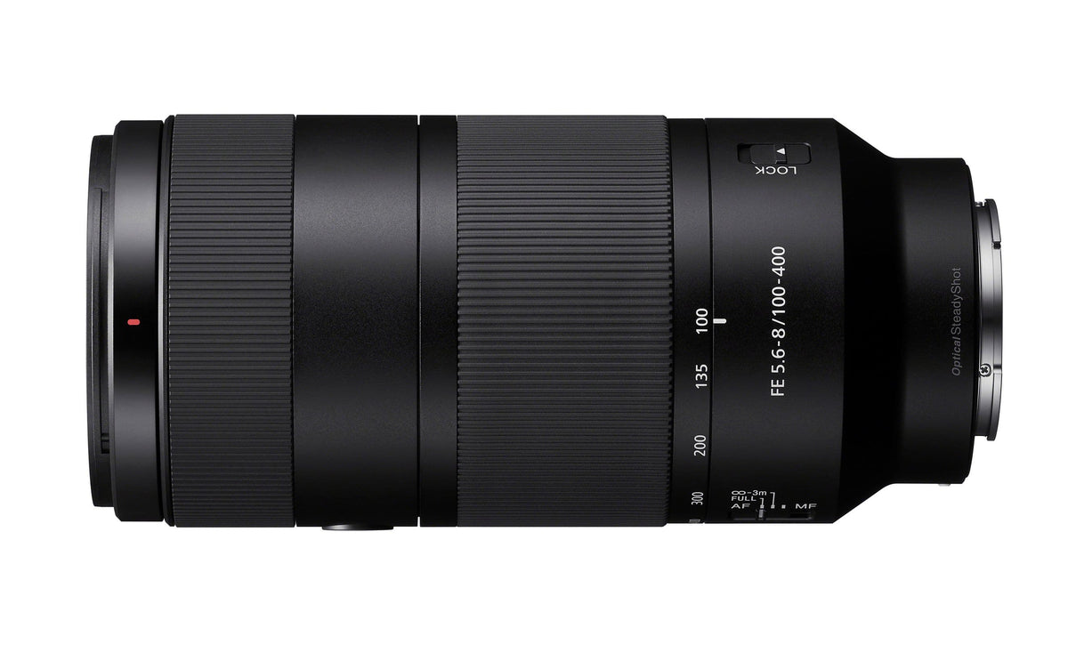 Sony - FE 100-400mm F5.6-8 OSS Telephoto Zoom Lens - Black