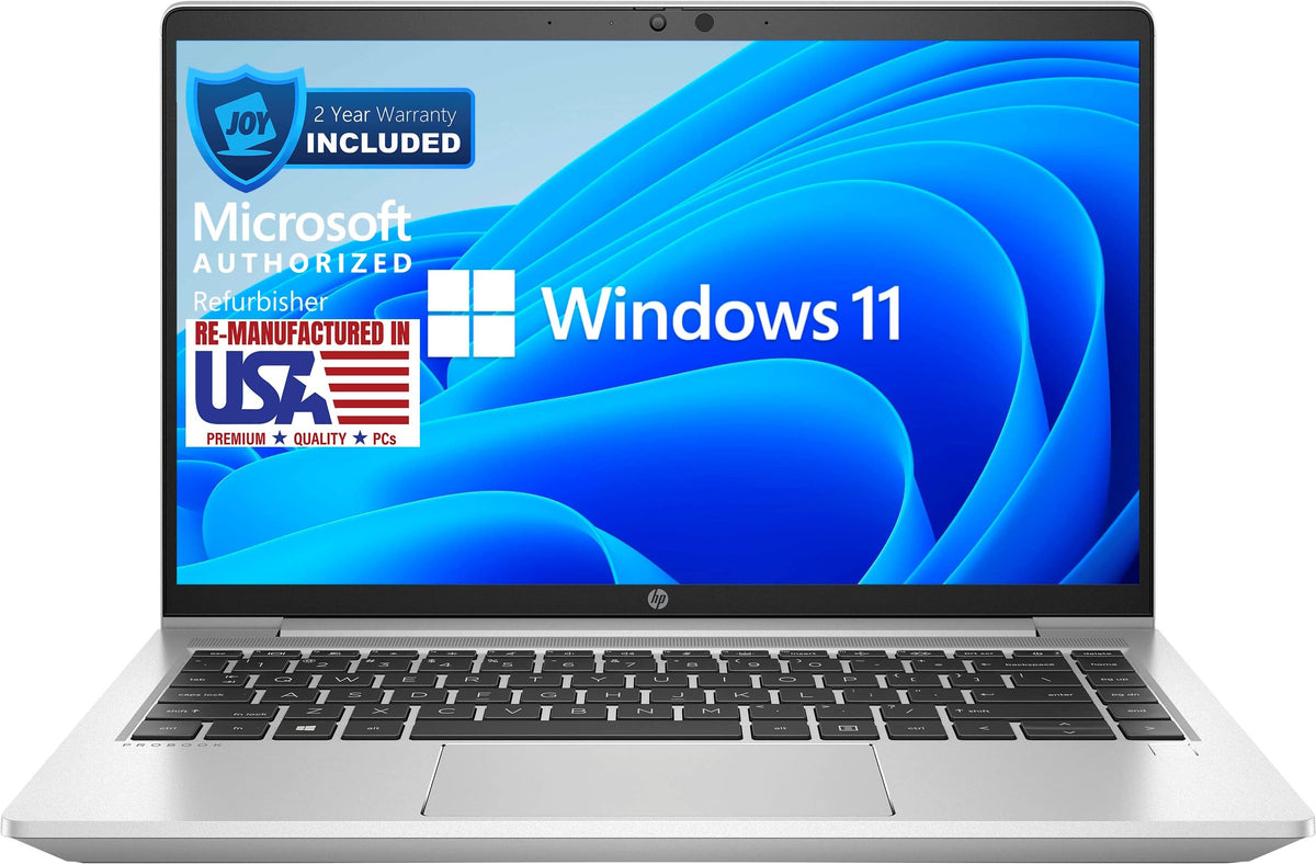 HP - 640 G8 14" Refurbished Laptop - Intel Core i5-1135G7 with 16GB RAM - Intel Iris Xe Graphics - 256GB SSD - Silver