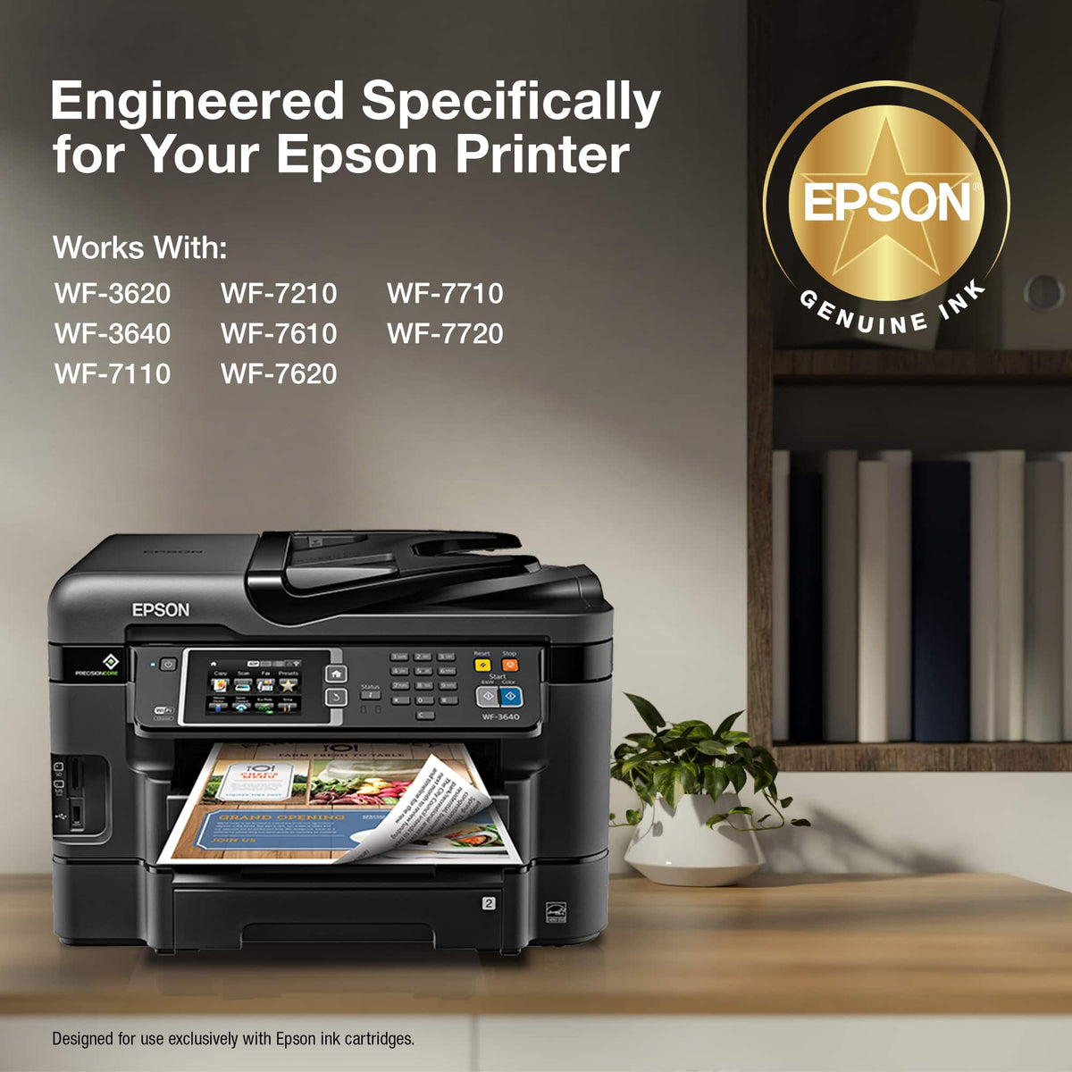 Epson - 252 4-Pack Ink Cartridges High Capacity and Standard Capacity - Black/Cyan/Magenta/Yellow