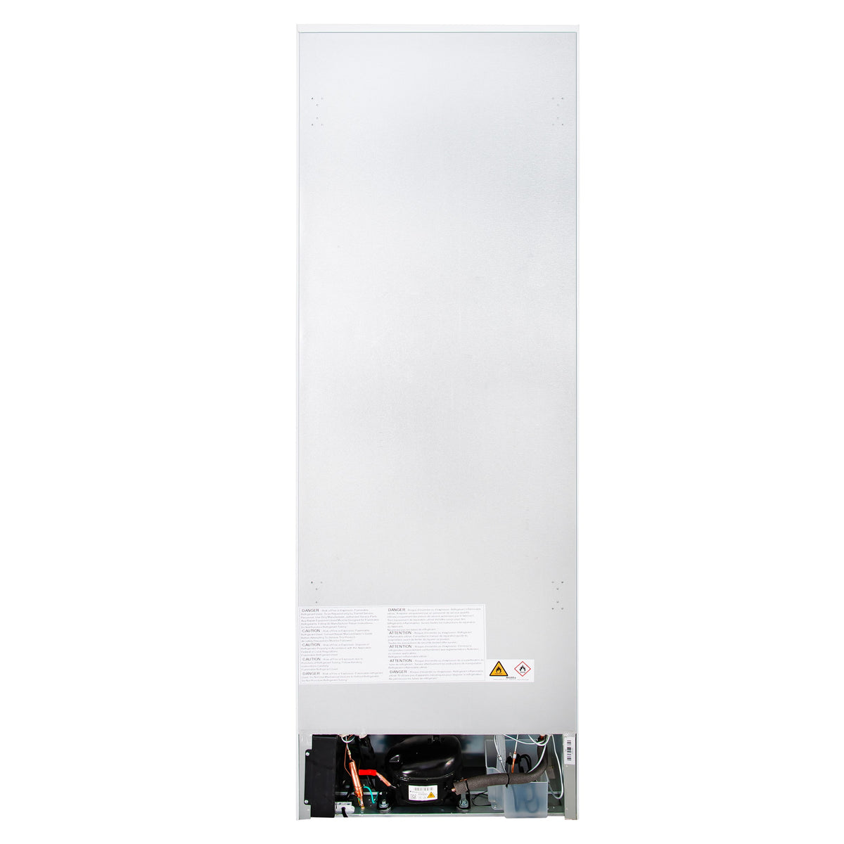 Forno Appliances - Custodia 10.3 Cu. Ft. 24" Counter-Depth Bottom Freezer Refrigerator with Right-Hinge Door and Total No Frost - White