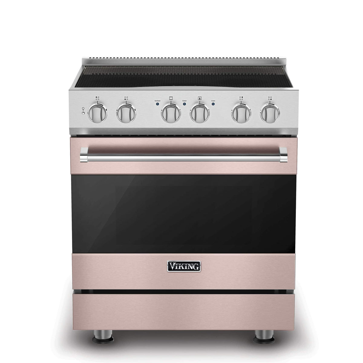 Viking - 30 in. Wide 4 Elements 3-Series Induction Self-Clean Range - Blush