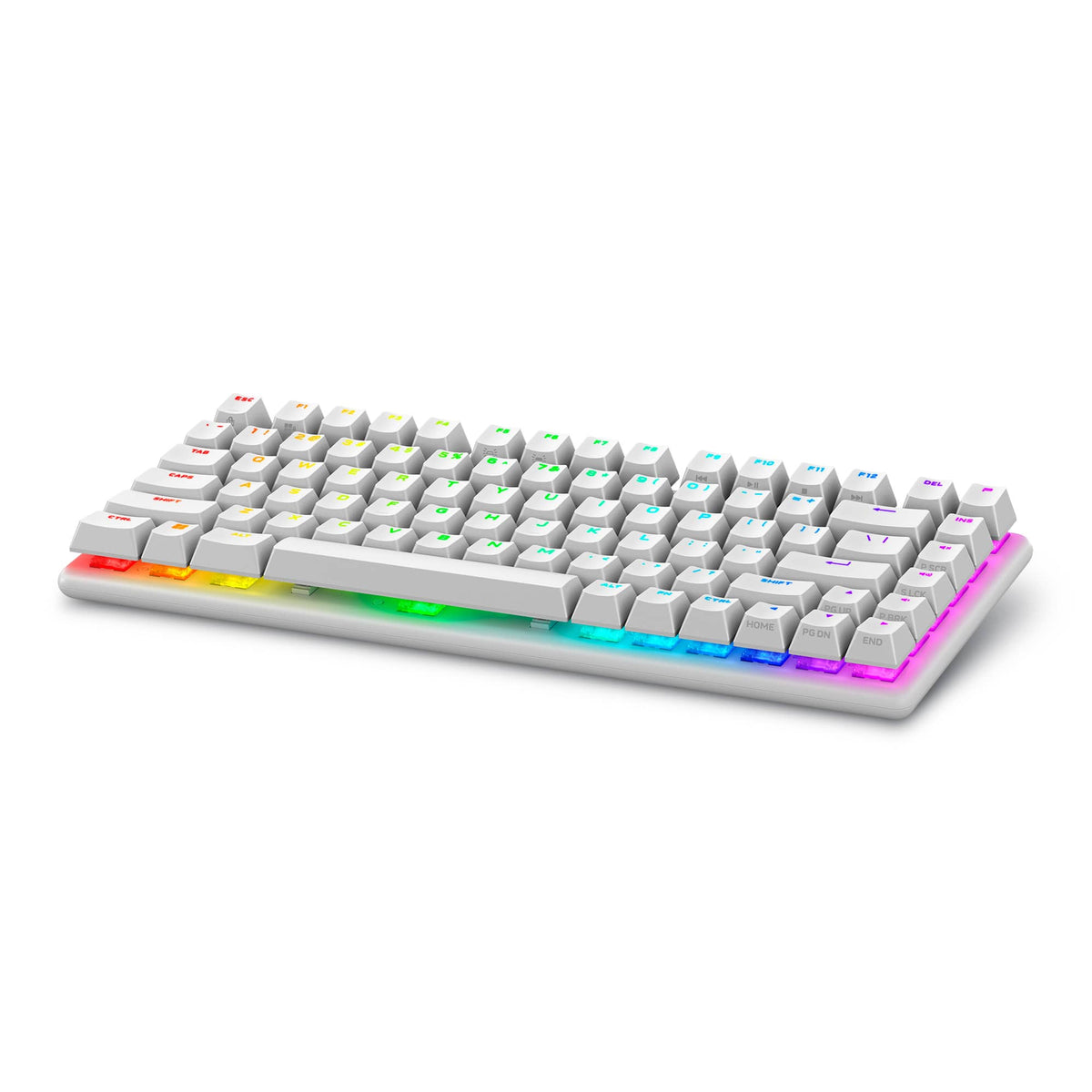 Alienware - Pro 75% Wireless Mechanical Gaming Keyboard with RGB Back Lighting - Lunar Light