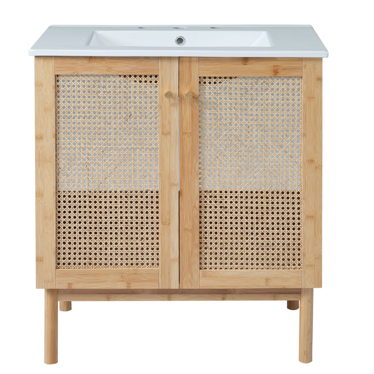Bathroom Vanity Cabinet With Doors, Soft Close Design