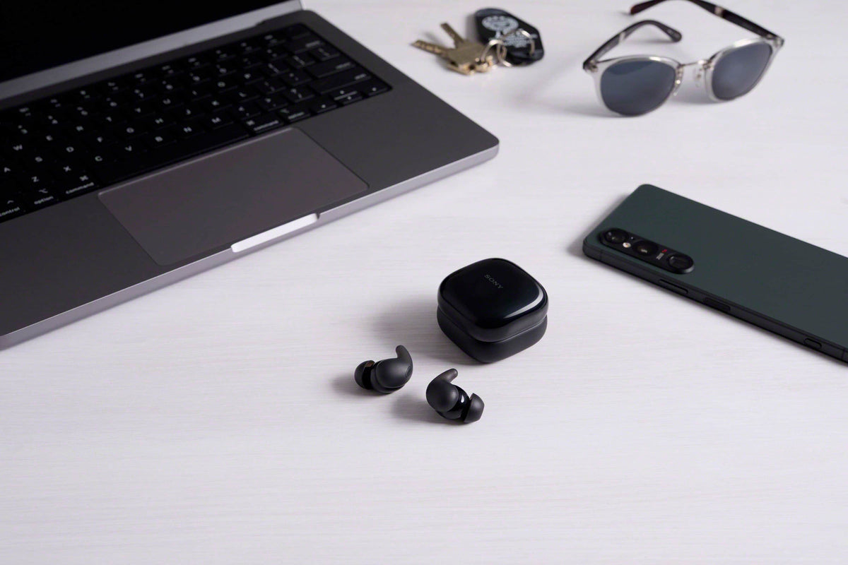 Sony - LinkBuds Fit True Wireless Noise Cancelling Earbuds - Black