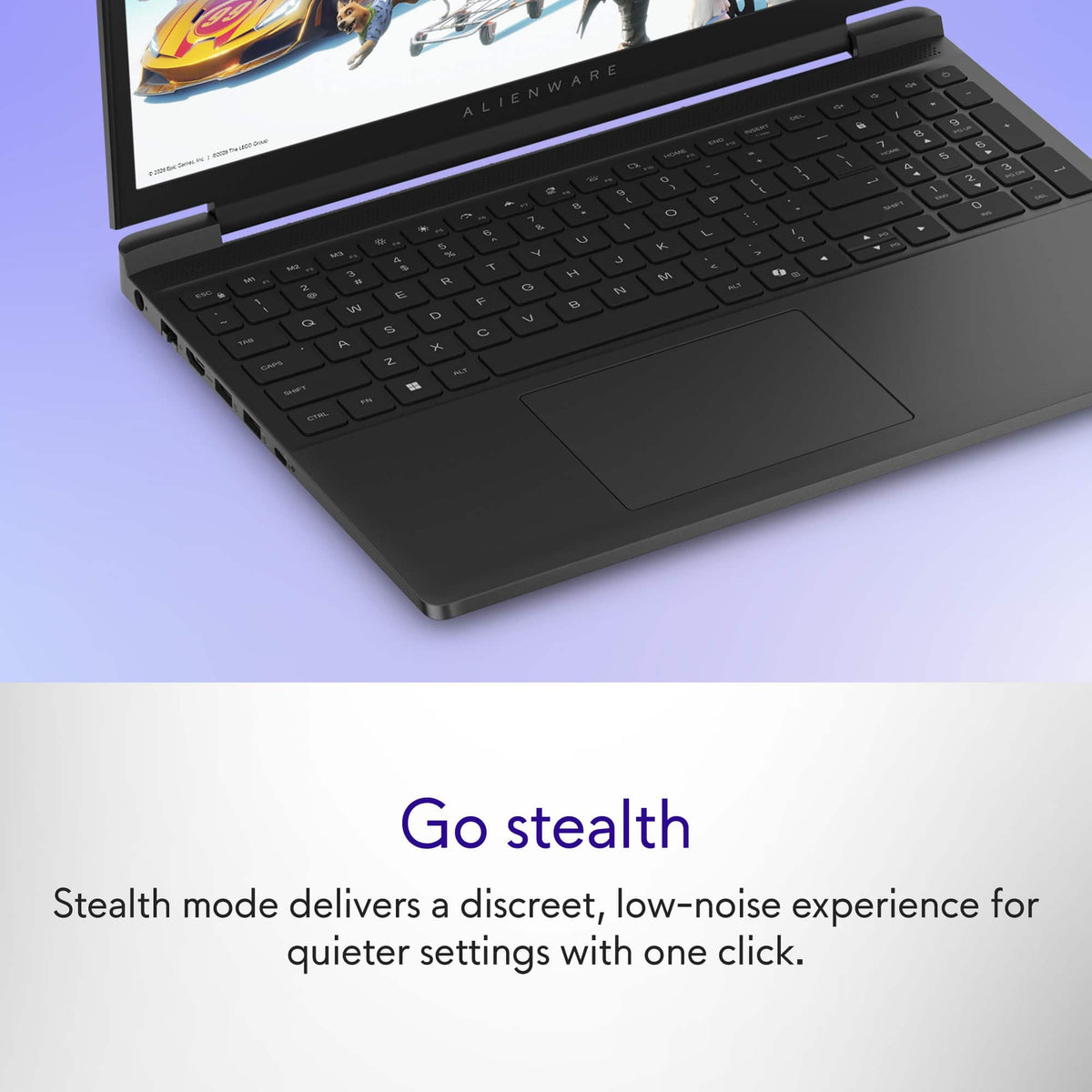 Alienware - 15.3" 2K Gaming Laptop - Intel Core 7 Series 2 240H 2026 - 16GB Memory - NVIDIA GeForce RTX 4050 6GB - 512GB Storage - Black