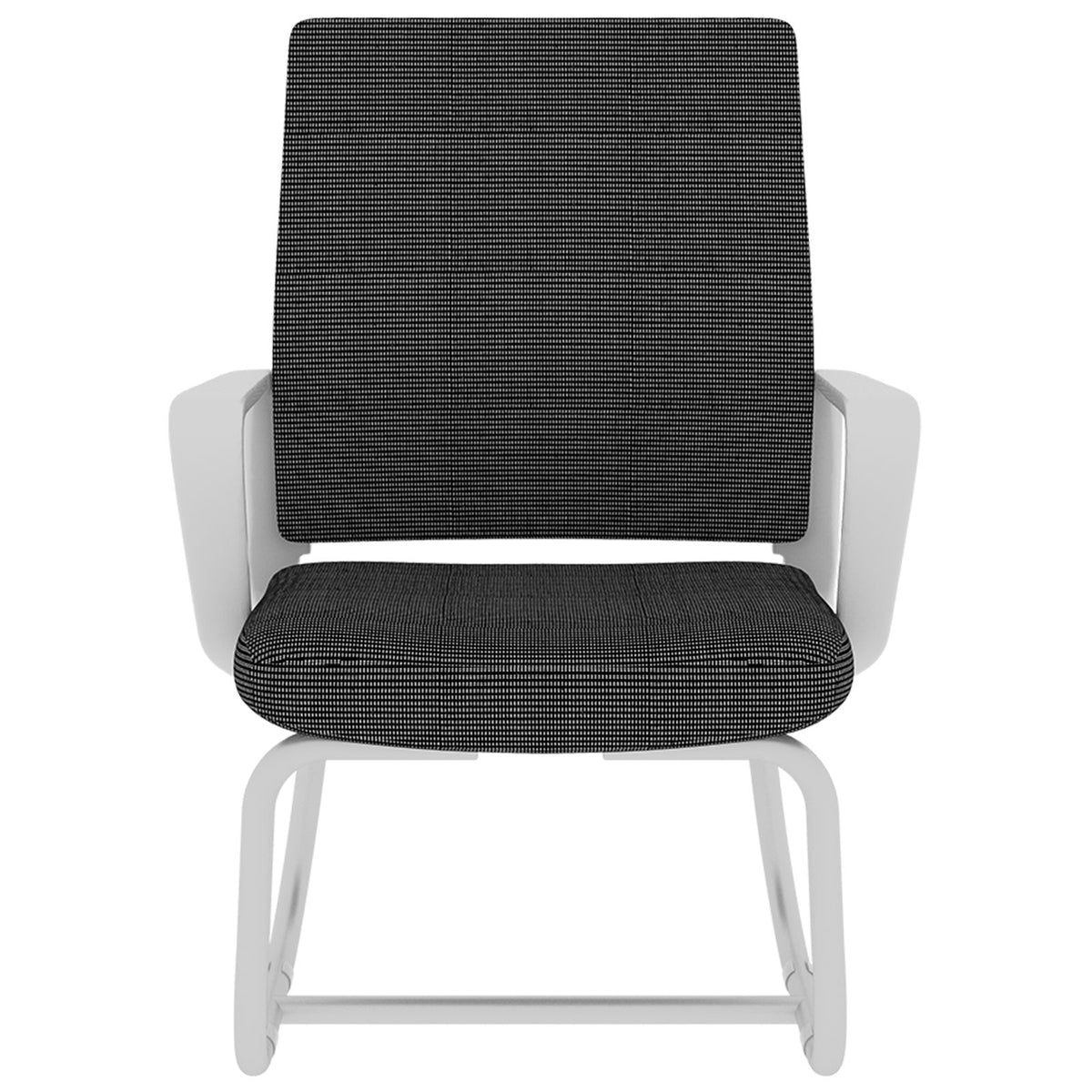 Silla de oficina minimalista con respaldo suave