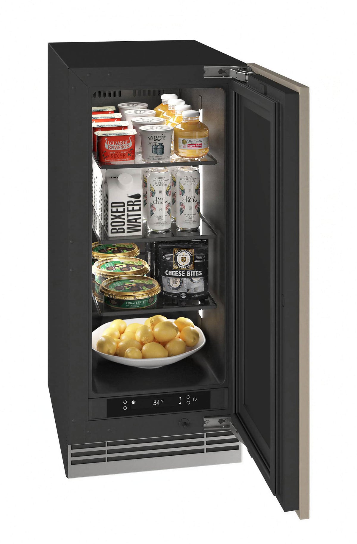 U-Line - 15"W. 2.8 Cu.Ft. Built-In Panel Ready Compact Refrigerator - Custom Panel Ready