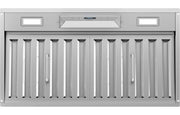 Zephyr - 27 inches - Externally Vented - Range Hood Insert - Stainless Steel