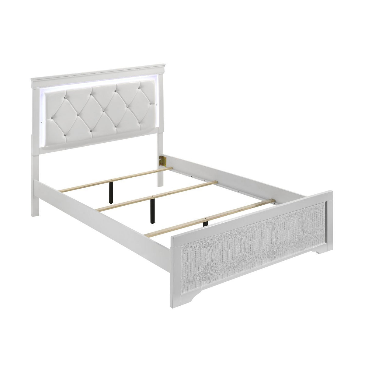 Blaze - Cama con cabecero LED
