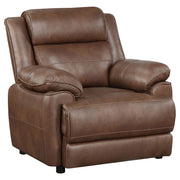 Worthington - Padded Arm Accent Chair - Dark Brown