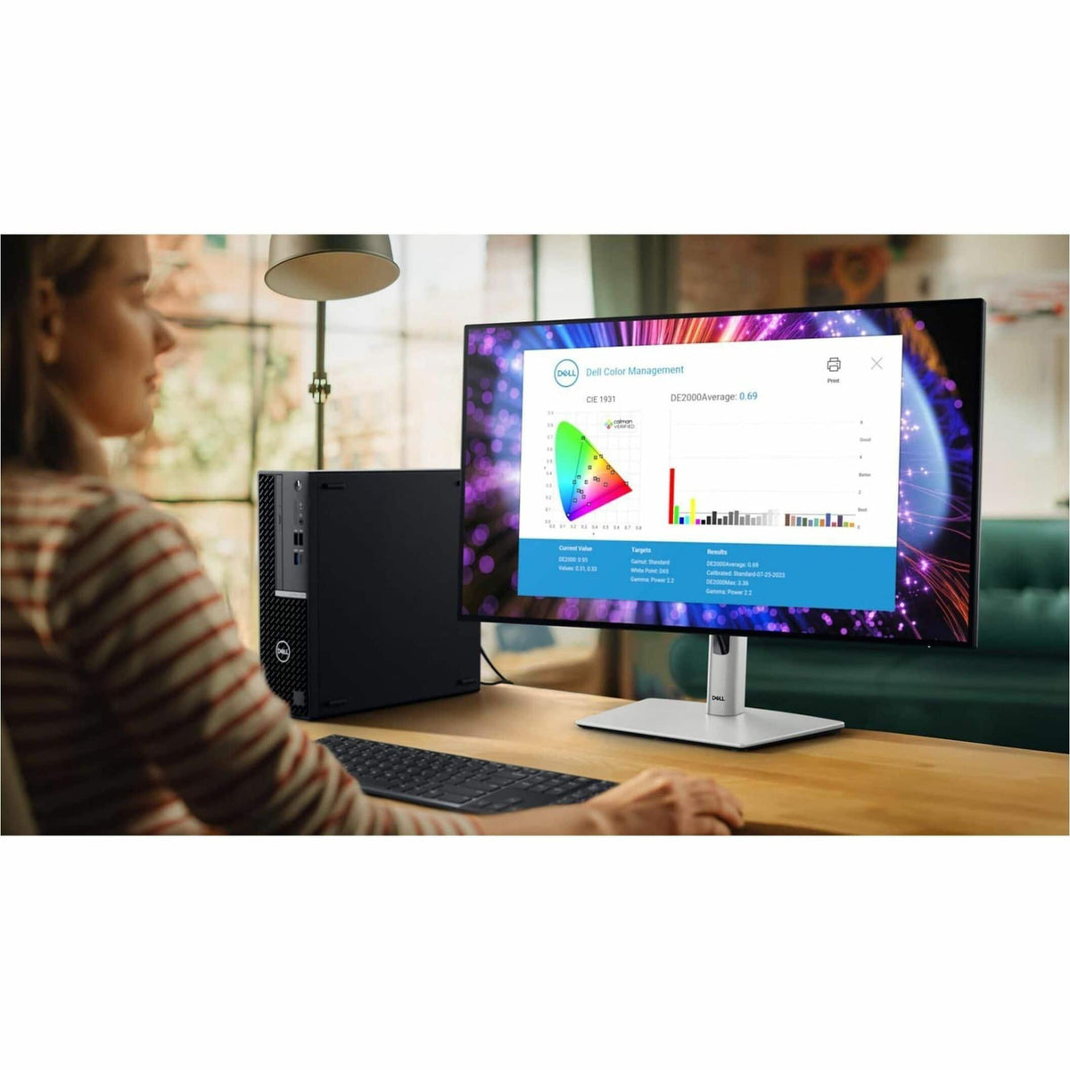 Dell - UltraSharp 27" IPS LED 120Hz Monitor (USB, HDMI) - Platinum Silver, Silver
