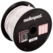 AudioQuest - SLiP/DB-14/2 - 100' CL3/FT4 In-Wall & Direct Burial Rated Bulk Speaker Cable - White/Silver Stripes