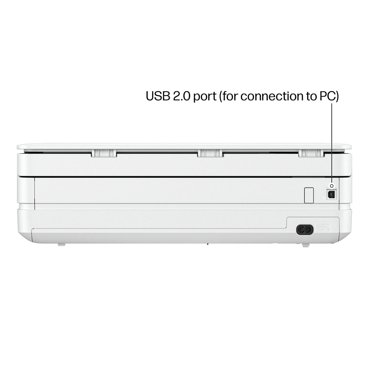 HP - Envy 6165 Wireless AI-Enabled All-in-One Inkjet Printer with 6 months of Instant Ink - White