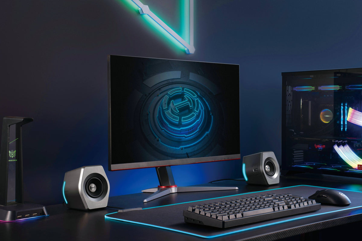 Edifier - G2000 II 2.0 Bluetooth Gaming Speakers with RGB Lighting (2-Piece) - Space Gray