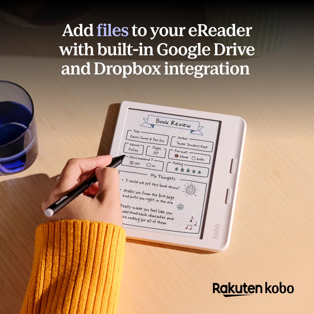 Kobo - Libra Colour | eReader | 7" Glare-Free Colour E Ink Kaleido 3 Display | Dark Mode Option | Waterproof - 2024 - Black